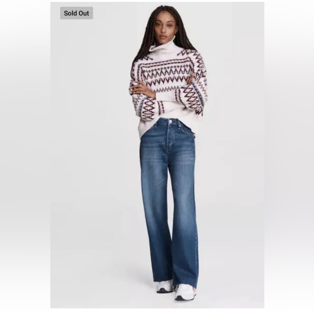 Rag & Bone Logan Wide Leg Jeans in Jasper size 29